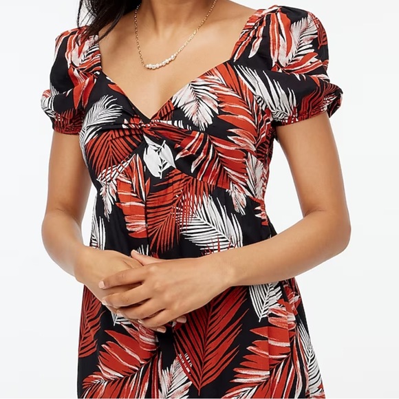 J.CREW FACTORY | Twist-front midi dress - Picture 7 of 11